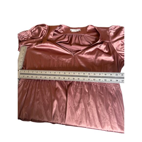 To The Max Women long Rose Pink Dress Size Large - Picture 4 of 5